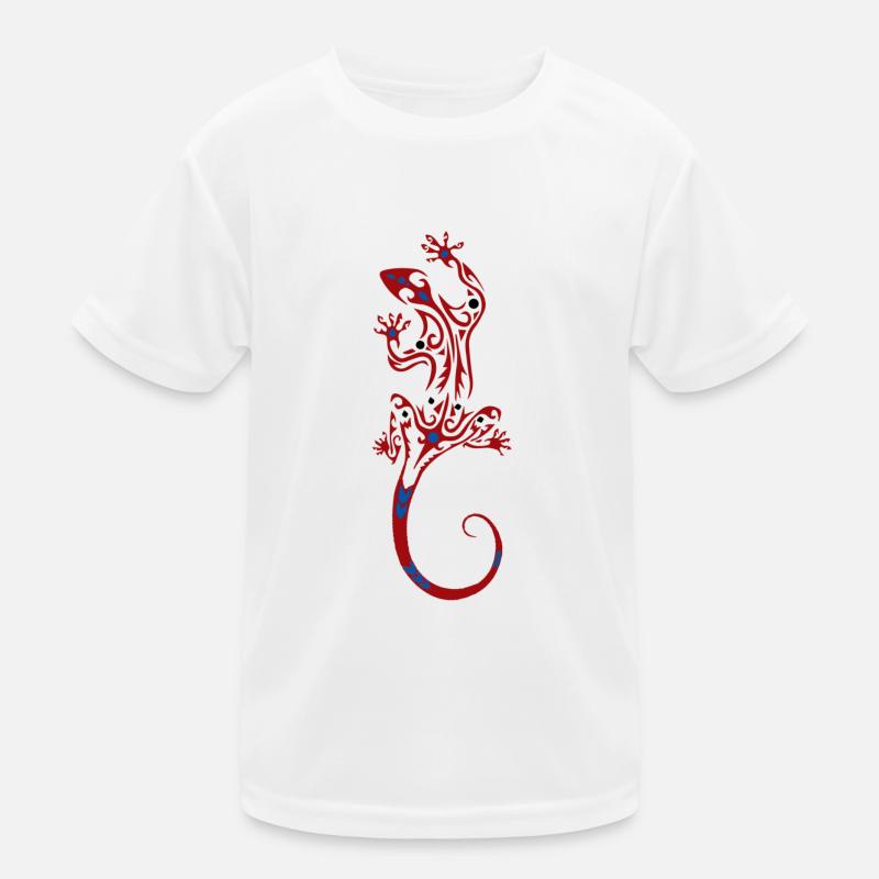 Stammes-Eidechse Kinder Funktions-T-Shirt