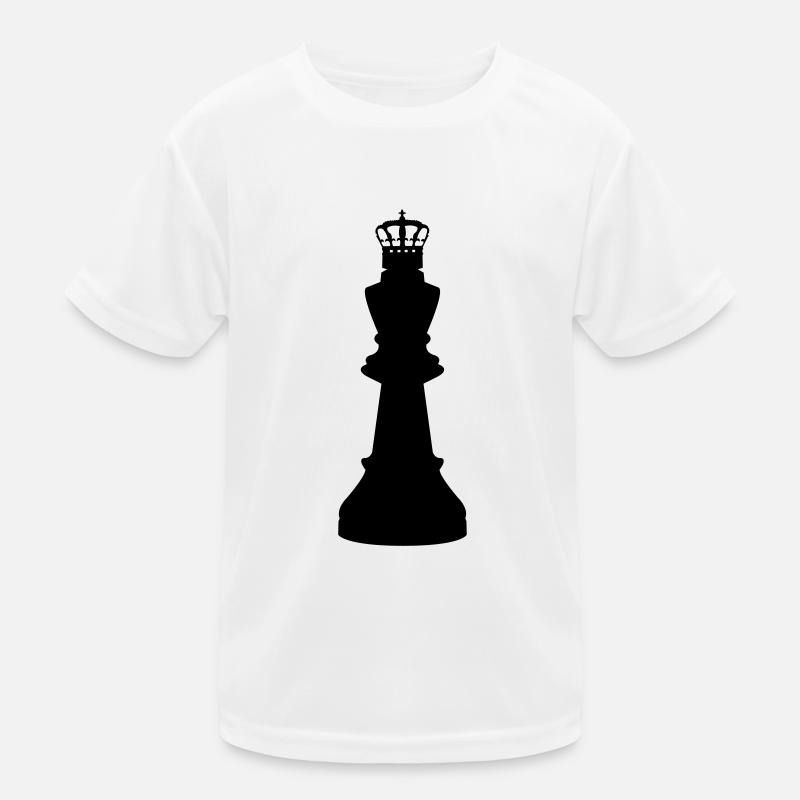 schachkoenig Kinder Funktions-T-Shirt