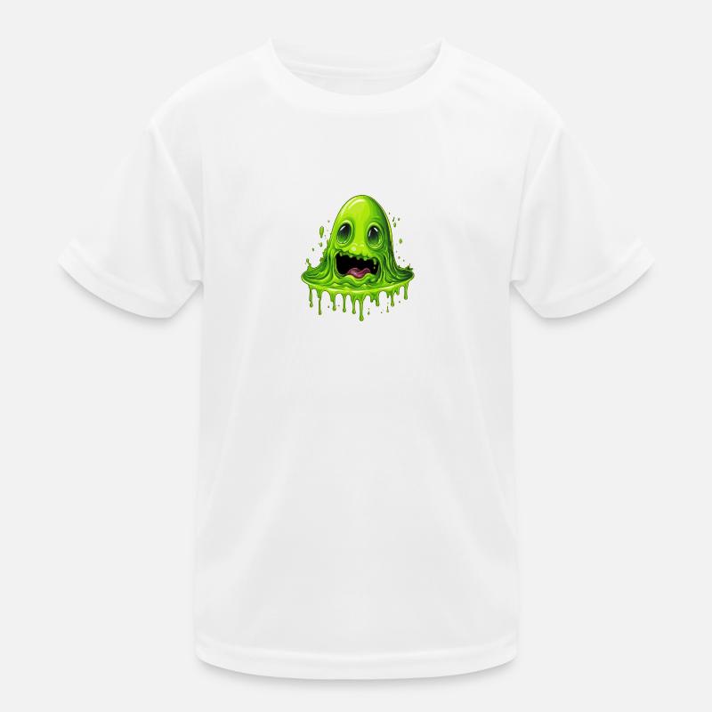 Monstre de boue vert T-shirt sport Enfant