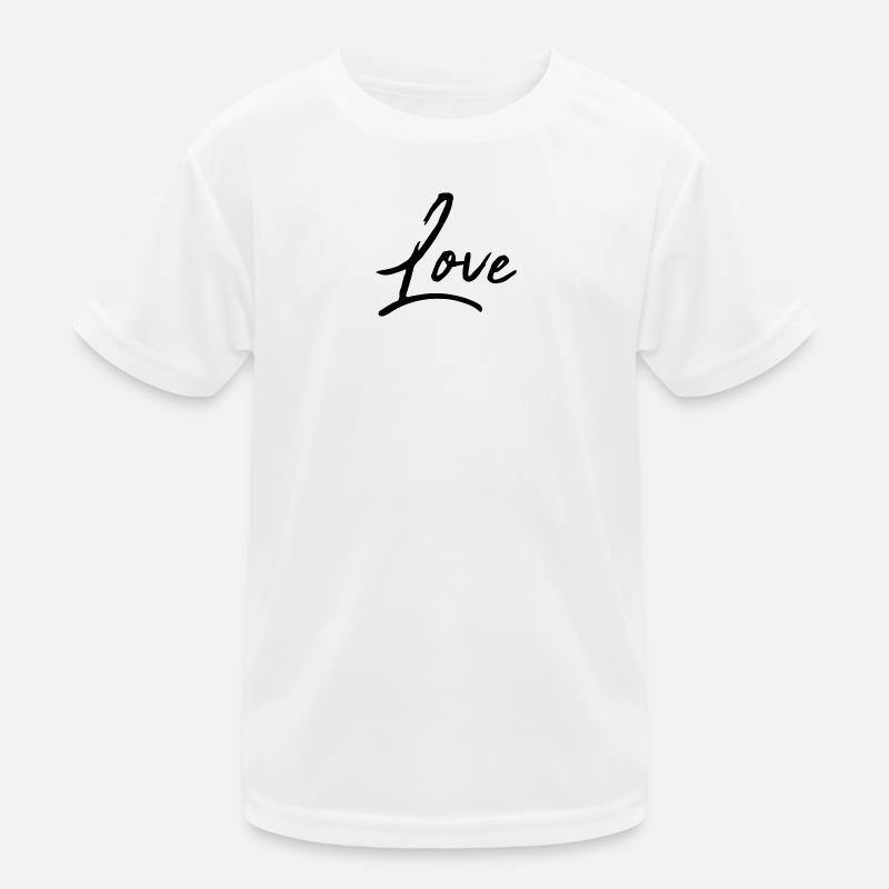 LIEBE. VALENTINSTAG. HERZ. ICH LIEBE DICH. ICH LIEBE DICH Kinder Funktions-T-Shirt