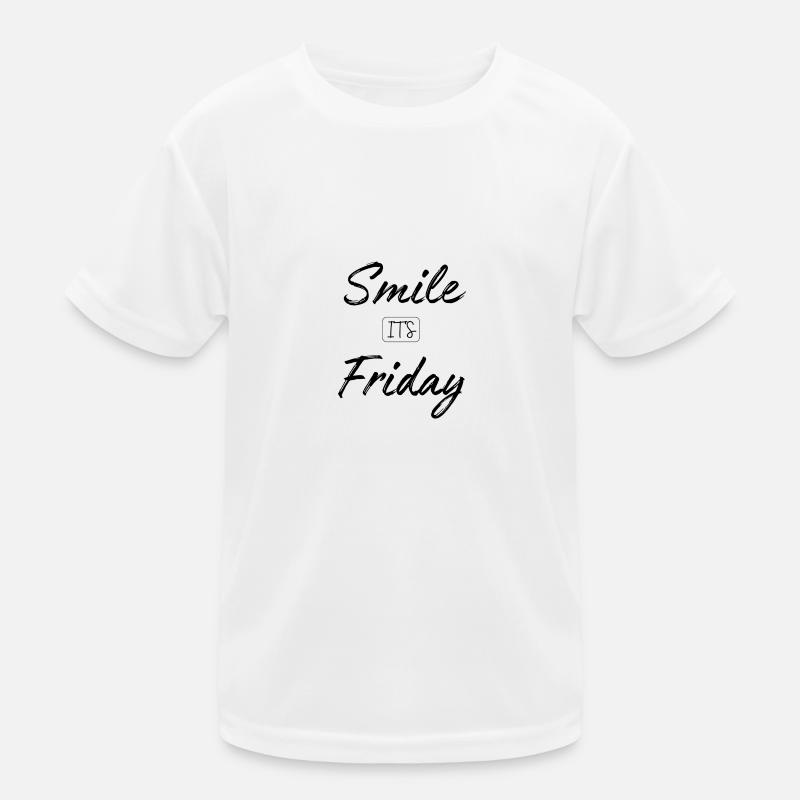 Souriez c’est vendredi T-shirt sport Enfant