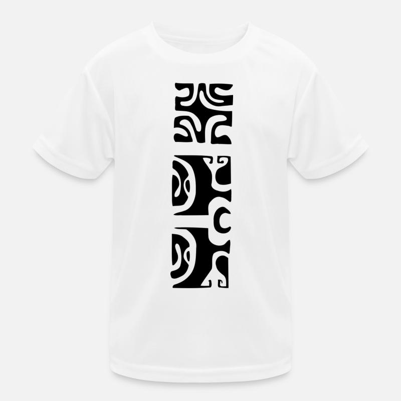 MANA - BLACK - Kids Functional T-Shirt - white
