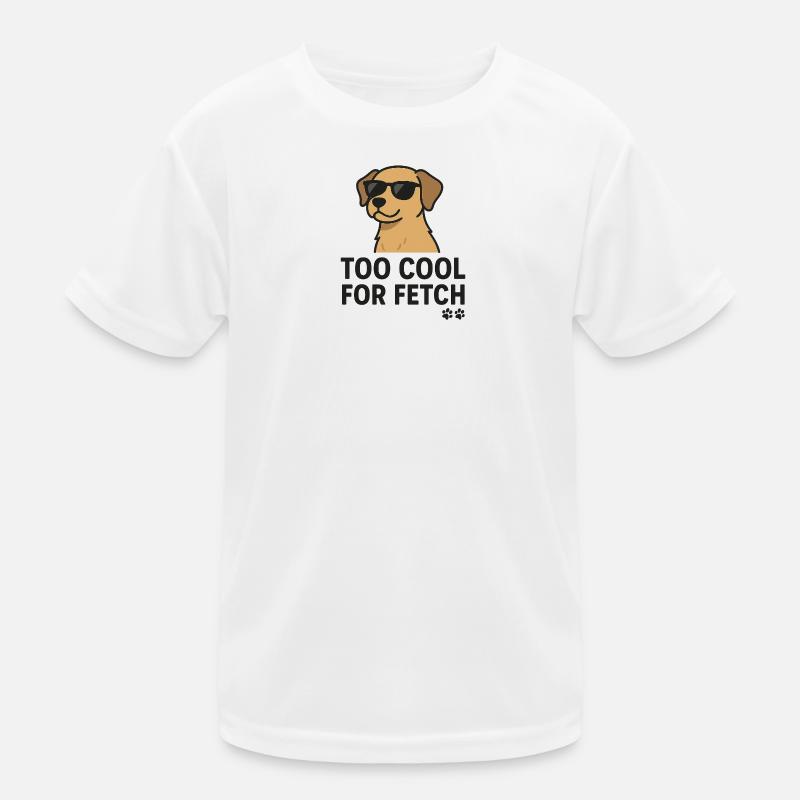 Chien cool avec des lunettes de soleil T-shirt sport Enfant
