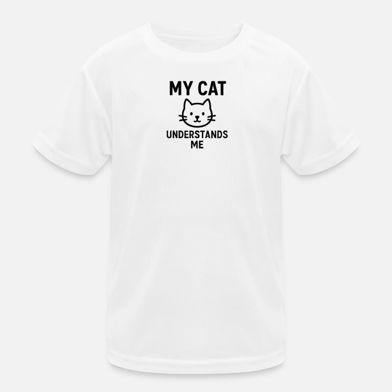 Meine Katze versteht mich Kinder Funktions-T-Shirt