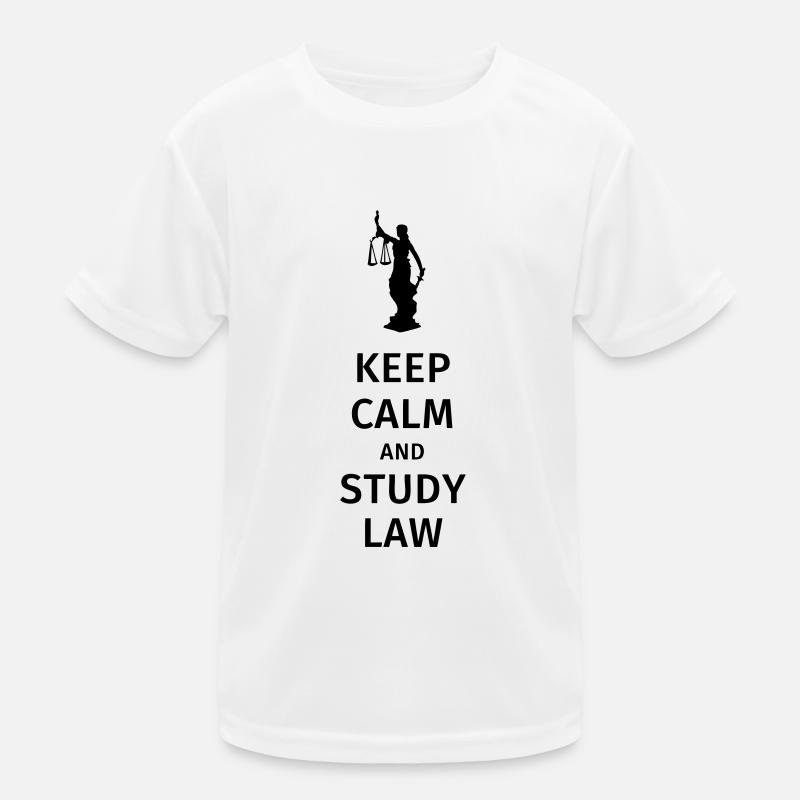 keep calm and study law Kinder Funktions-T-Shirt