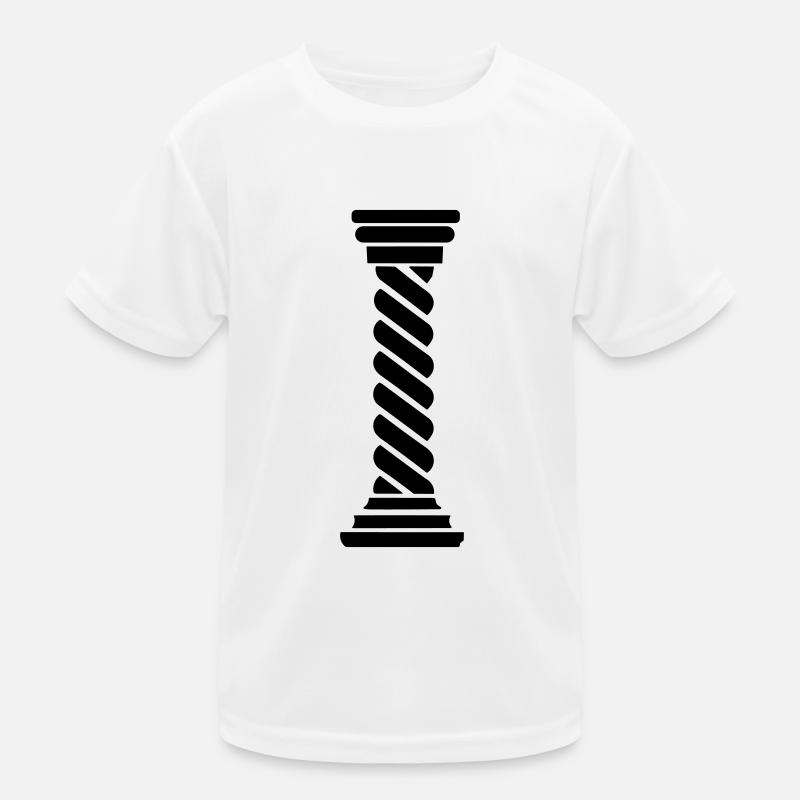 Griechische Säule Kinder Funktions-T-Shirt