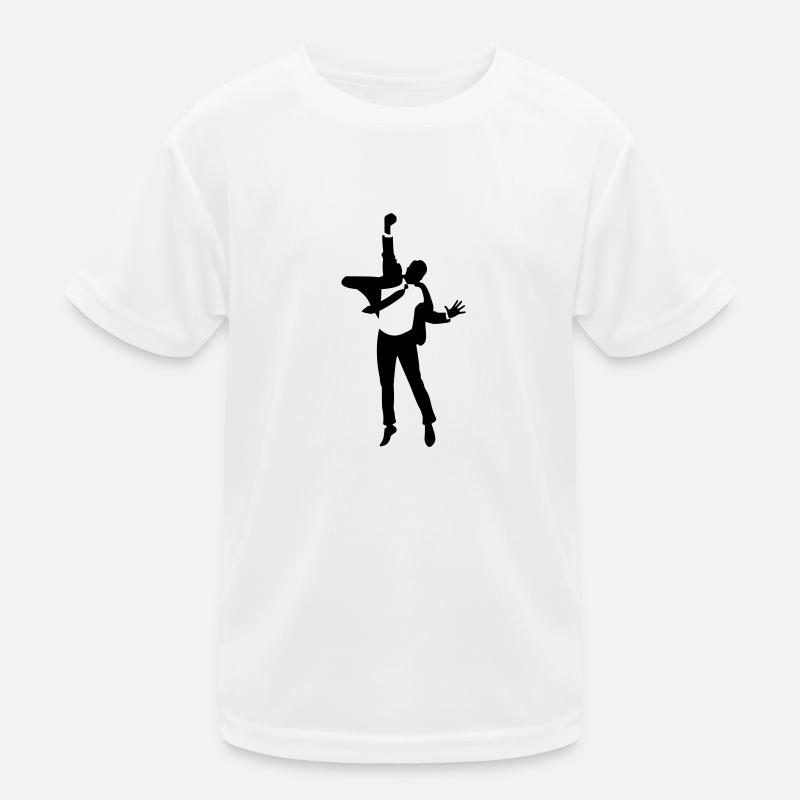 A jumping Manager Kids Functional T-Shirt