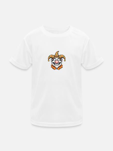 Fasnacht - Kinder Funktions-T-Shirt - Weiß