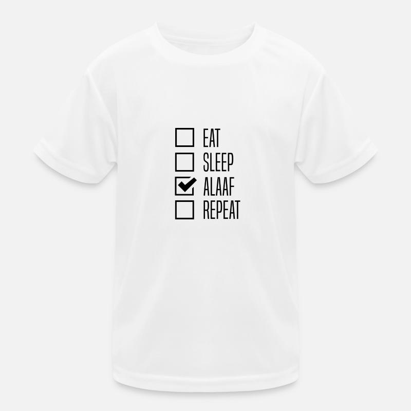 Eat Sleep Alaaf Repeat - Karneval Kinder Funktions-T-Shirt