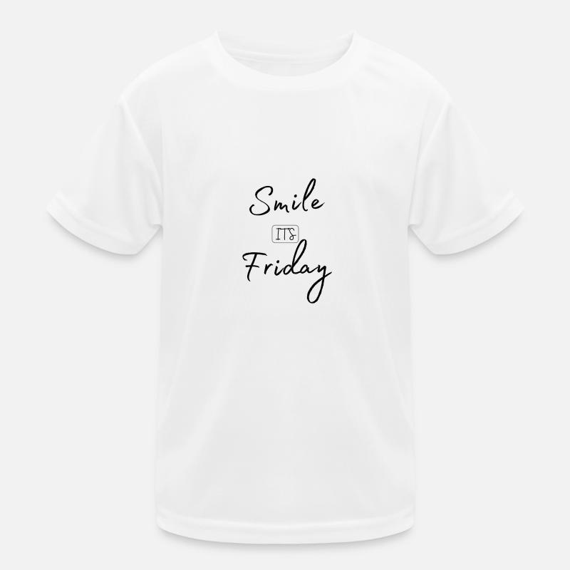Souriez c’est vendredi T-shirt sport Enfant