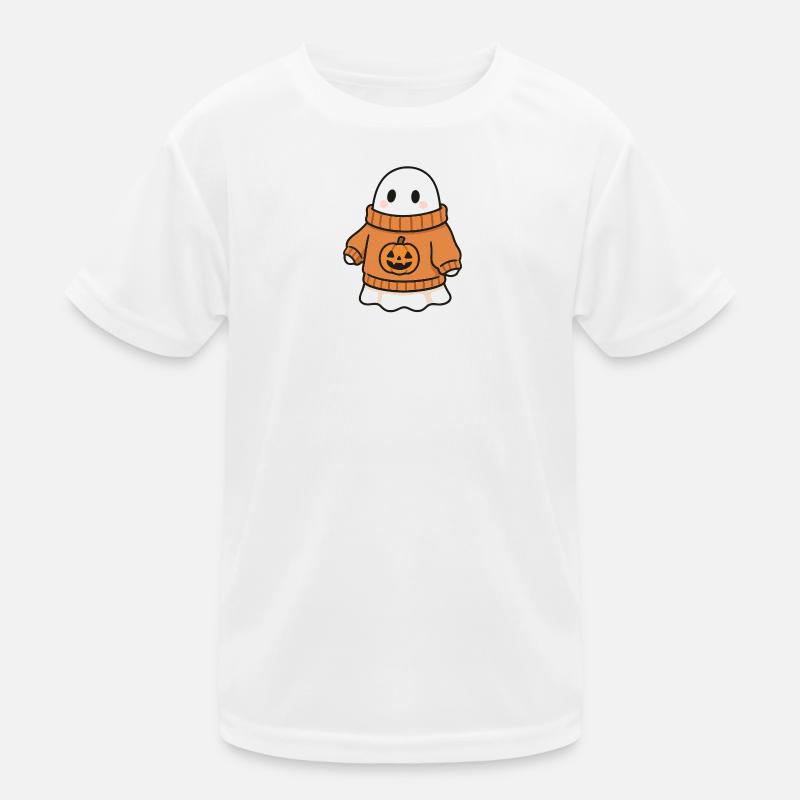 Pull citrouille Ghost T-shirt sport Enfant