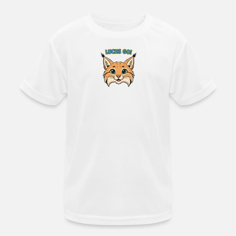 Lynx Go Fox Face Kids Functional T-Shirt