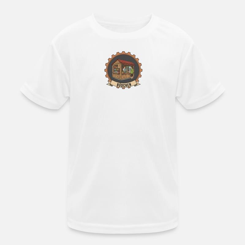 Büdchen sales booth illustration - Kids Functional T-Shirt - white