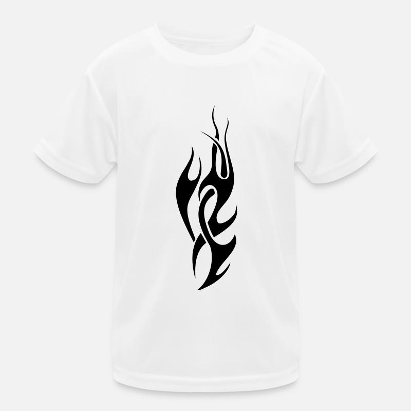 tribal flame T-shirt sport Enfant