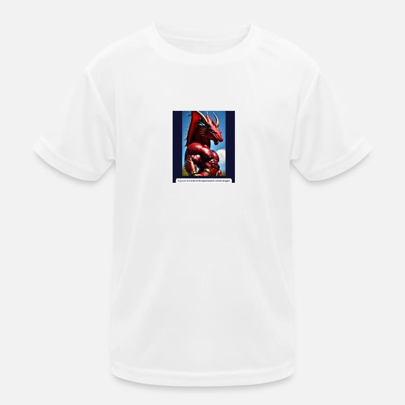 Anthropomorph Kinder Funktions-T-Shirt