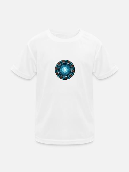 Bitcoin Reactor - Kids Functional T-Shirt - white - Front