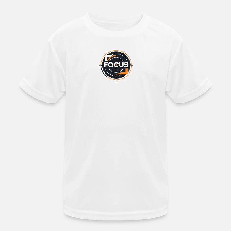 Focus Target Circle Logo Kids Functional T-Shirt