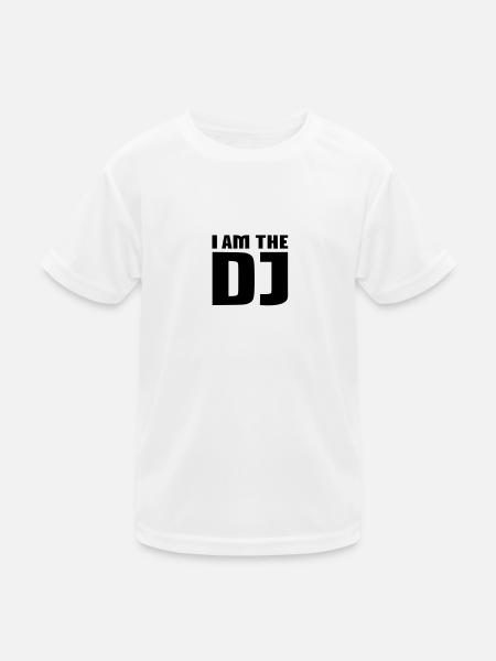 DJ - Kids Functional T-Shirt - white