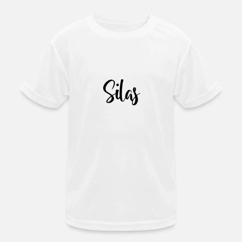 First name Silas Kids Functional T-Shirt