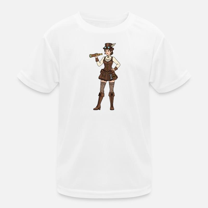 Femme Steampunk T-shirt sport Enfant