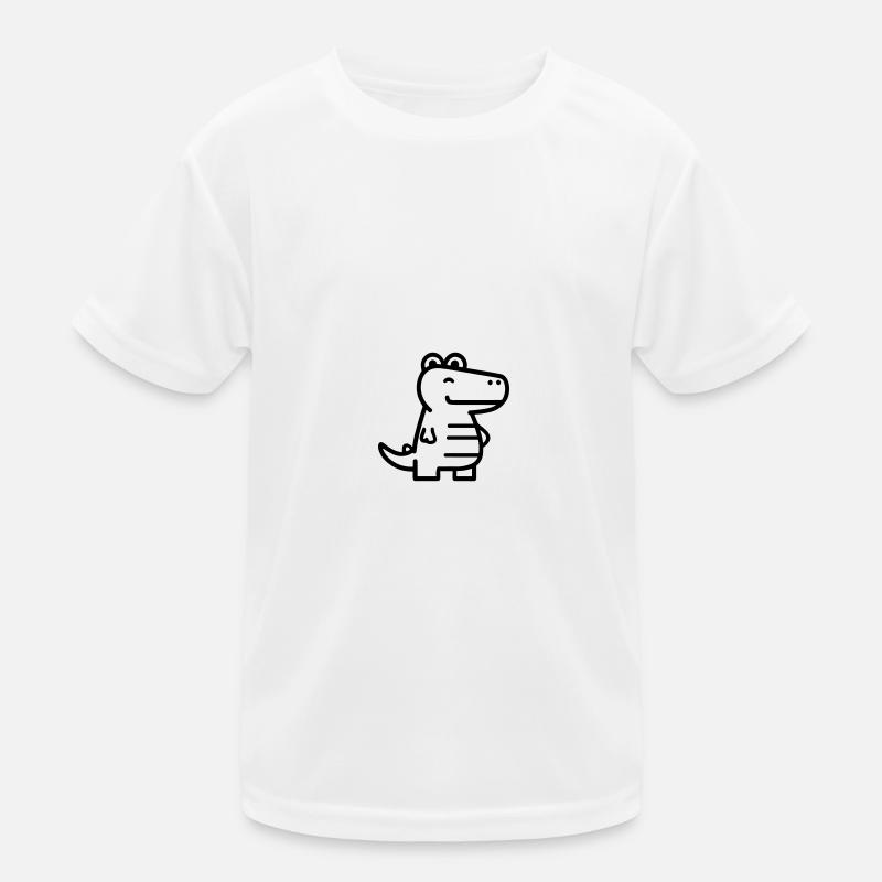 Krokodil Kinder Funktions-T-Shirt