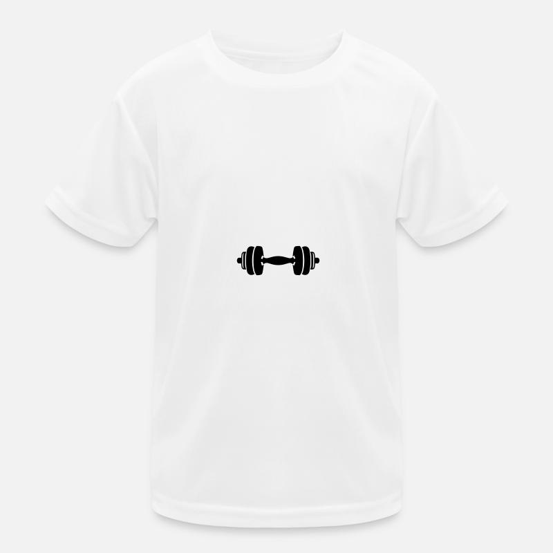 Hantel Kinder Funktions-T-Shirt