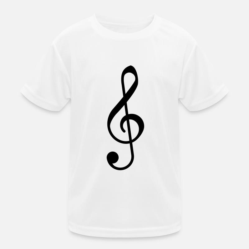 Clé de violon - Clé de partition T-shirt sport Enfant