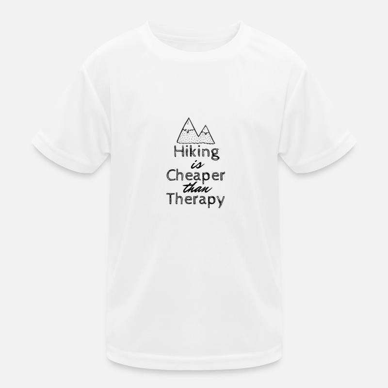 Hiking is my Therapy Kinder Funktions-T-Shirt