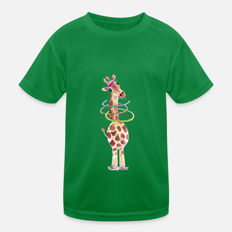 Hula giraffe Kids Functional T-Shirt