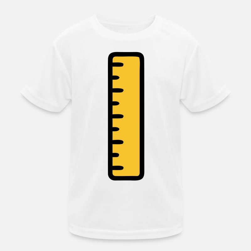 Ruler Math Geometry School Kids Functional T-Shirt
