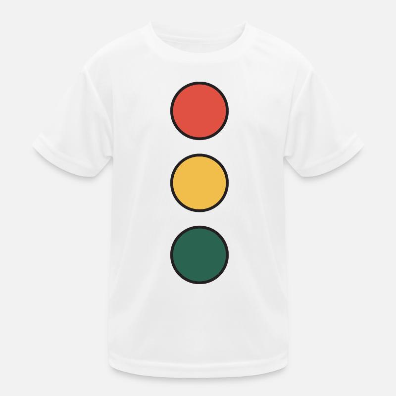 Pile de roues de couleurs : Rouge, jaune, vert T-shirt sport Enfant