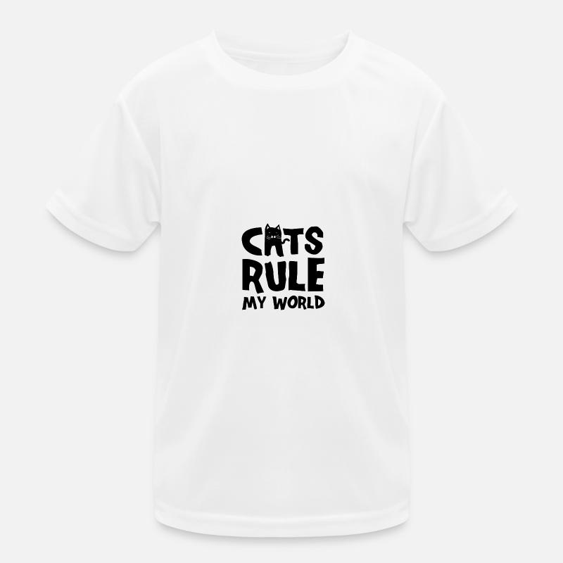Katze Kinder Funktions-T-Shirt