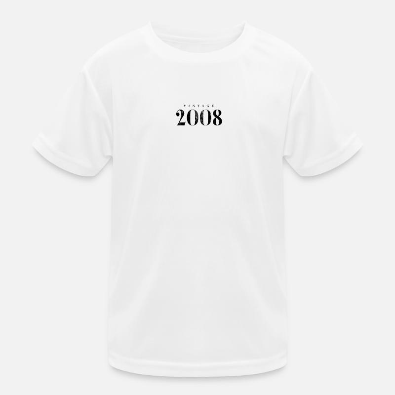 Jahrgang 2008 Geburtstag Slogan Phrase Kinder Funktions-T-Shirt