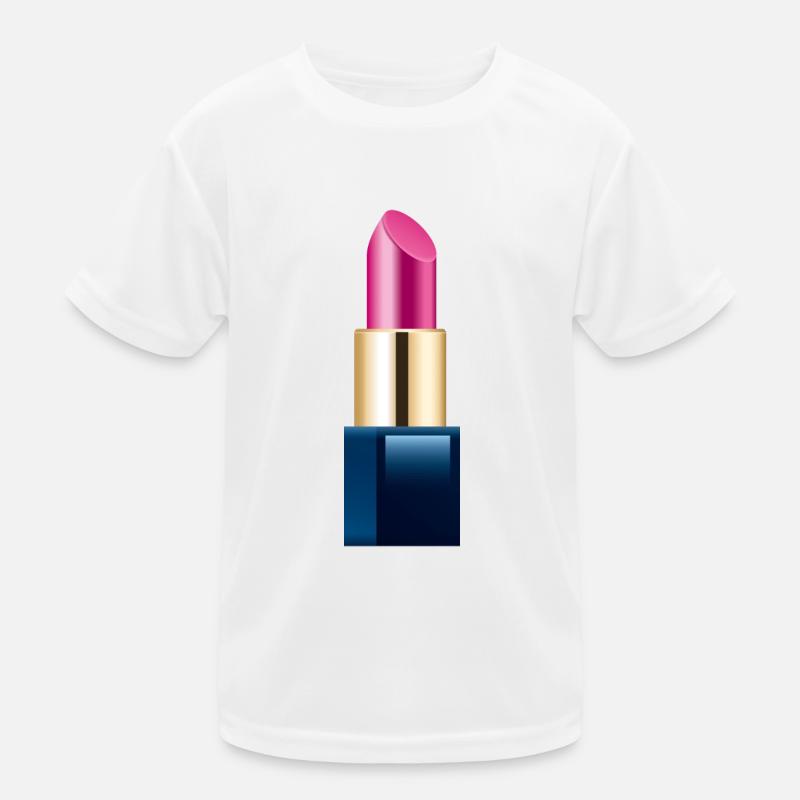 Smiley Lipstick Kids Functional T-Shirt