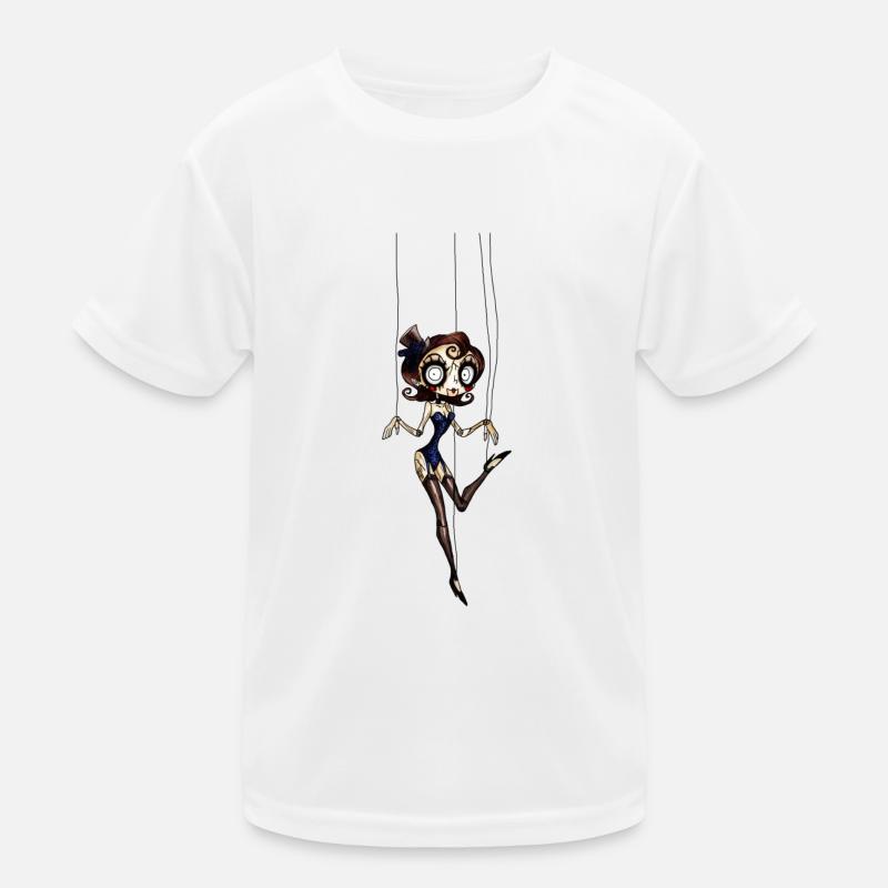 Threads Doll in Blue Kids Functional T-Shirt