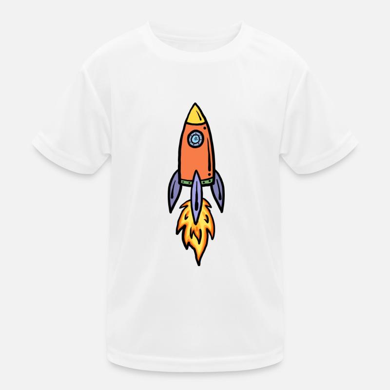 Rakete Kinder Funktions-T-Shirt