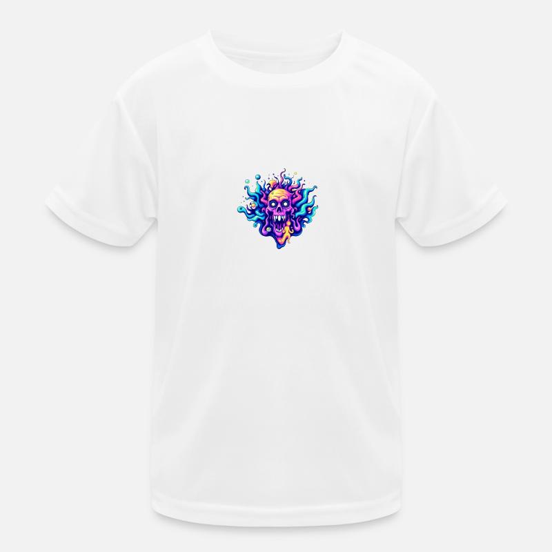 Skull Kinder Funktions-T-Shirt