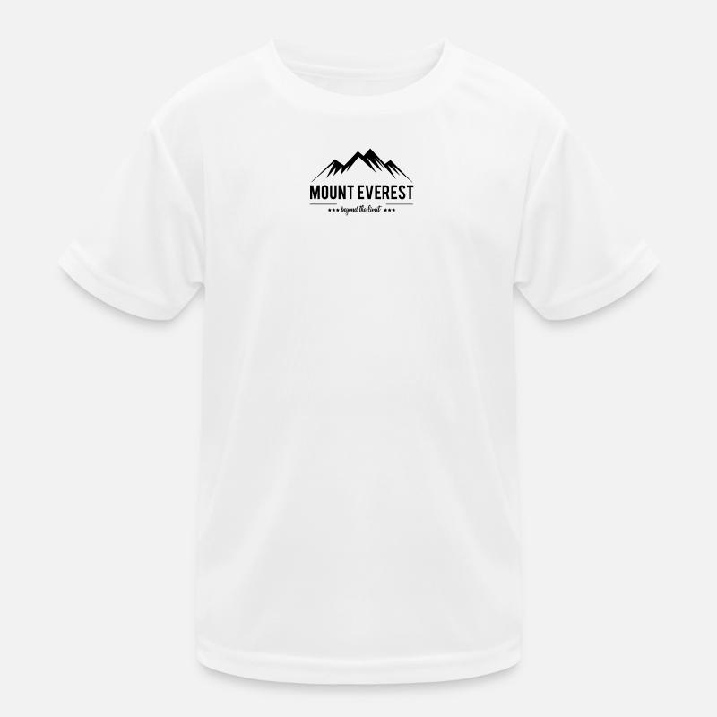 Mount Everest jenseits der Grenze Kinder Funktions-T-Shirt