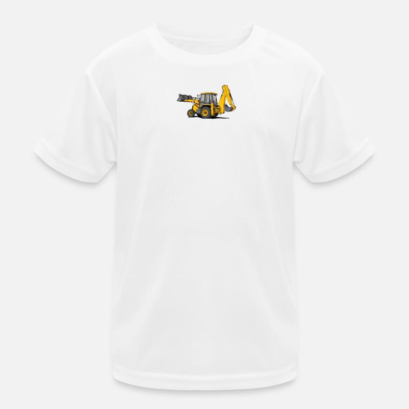 Tractor Loader Kids Functional T-Shirt