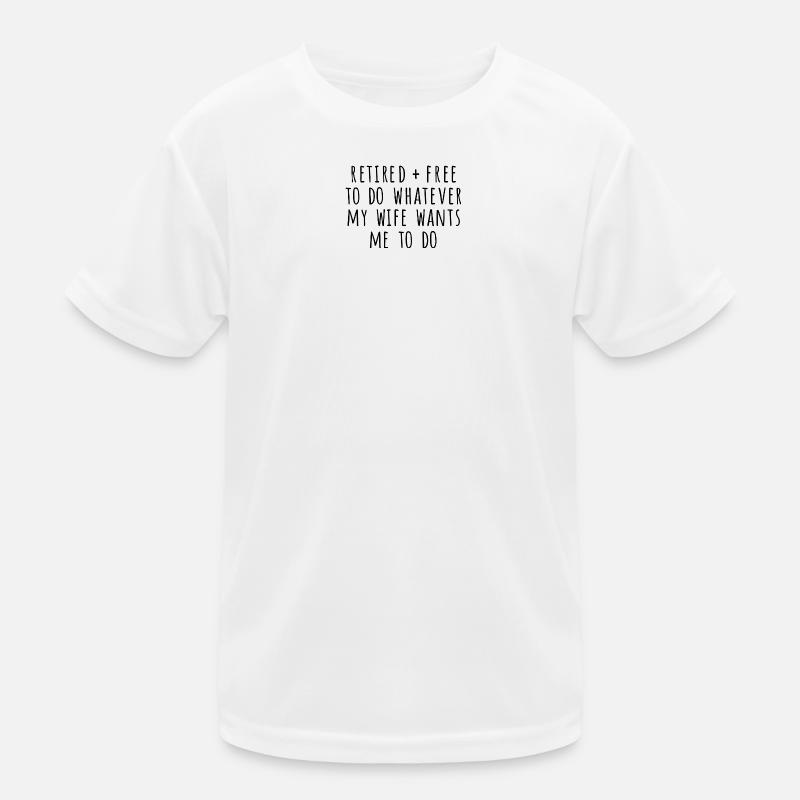 Retraité et libre T-shirt sport Enfant