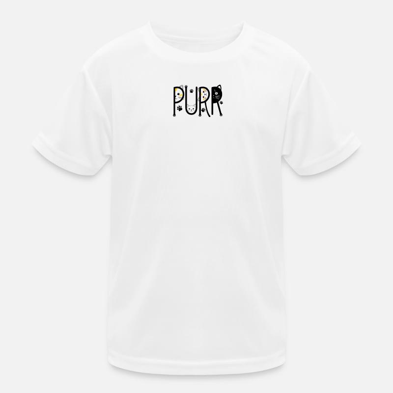 Schnurren Kinder Funktions-T-Shirt