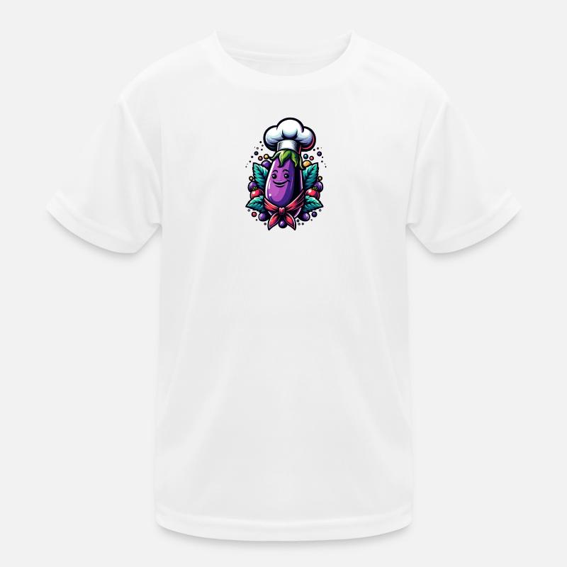 Chef Aubergine Kids Functional T-Shirt