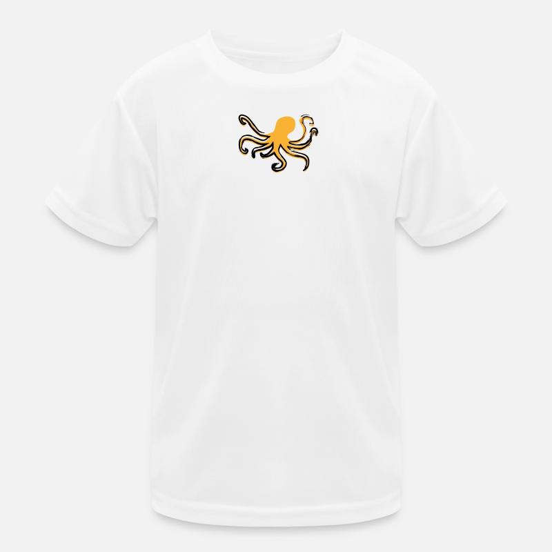 Octopus Style Kids Functional T-Shirt