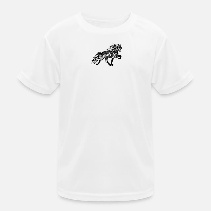 Mandala Tölter - Kids Functional T-Shirt - white