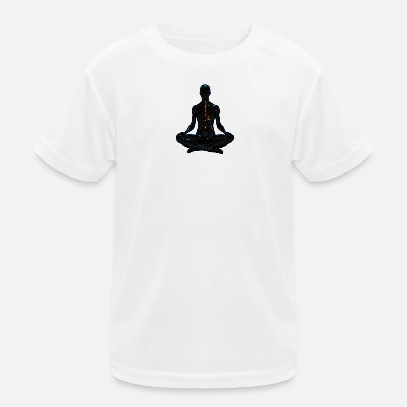 Meditations Design Kinder Funktions-T-Shirt