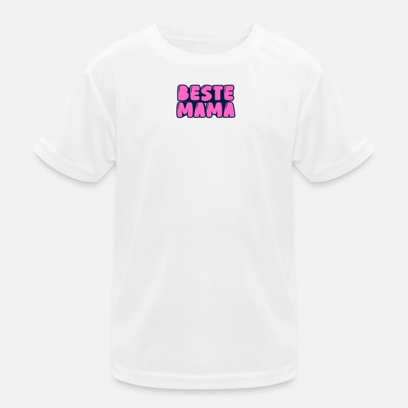 beste Mama Kinder Funktions-T-Shirt