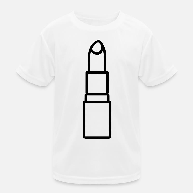Lippenstift Kinder Funktions-T-Shirt