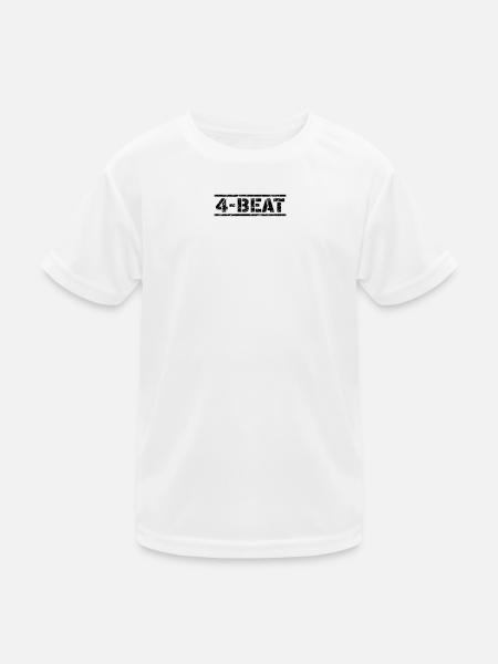 4 Beat - Kids Functional T-Shirt - white - Front