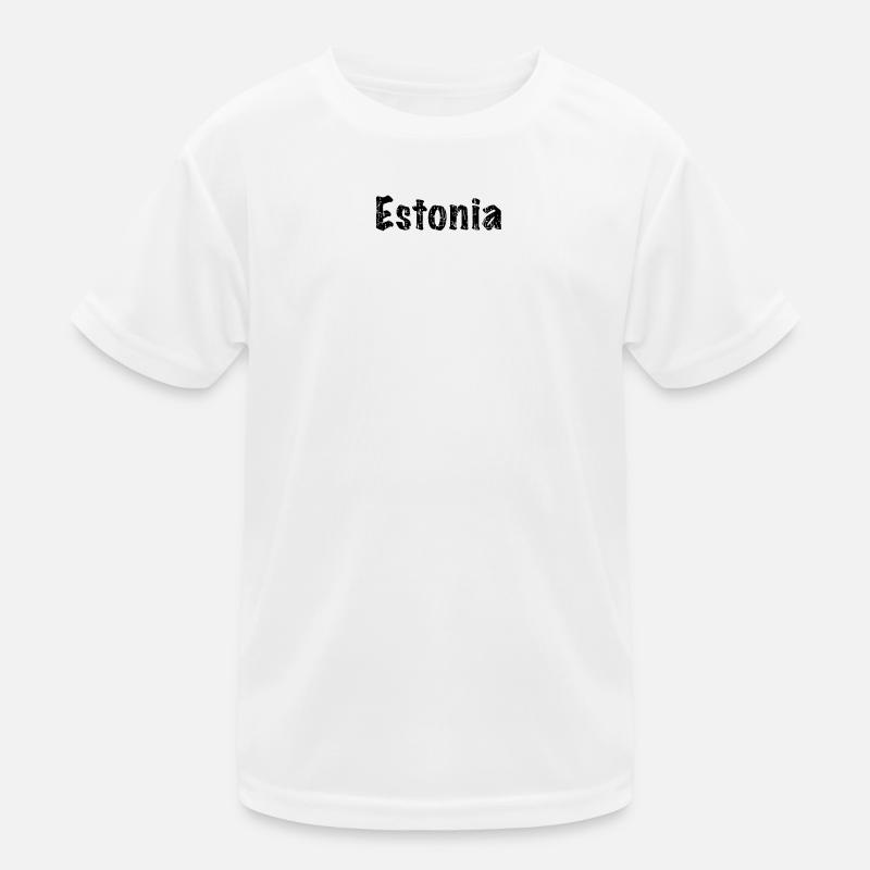 Estonia Kinder Funktions-T-Shirt