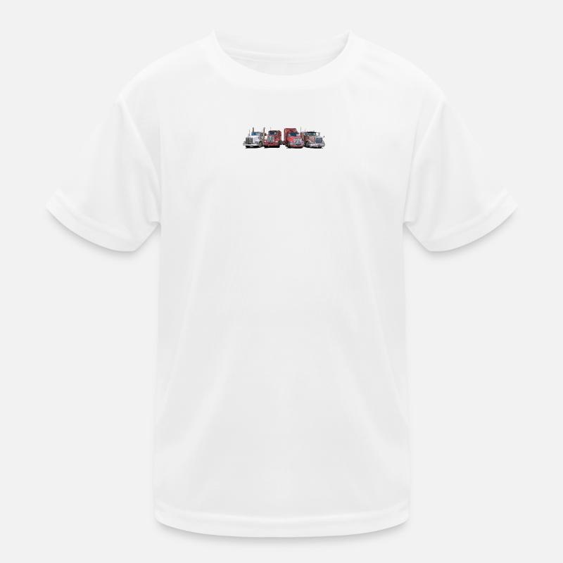 Semi-remorques, camions T-shirt sport Enfant